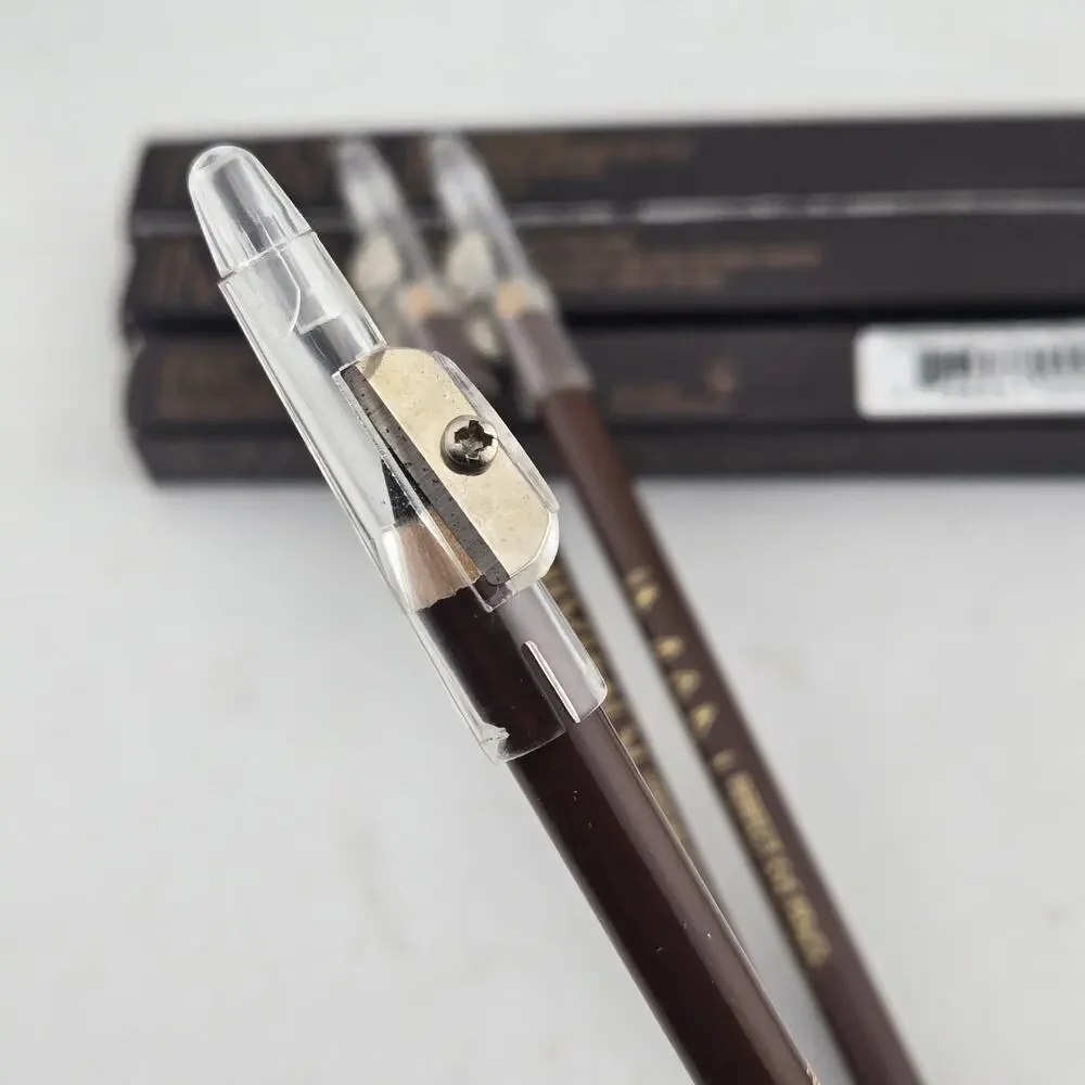 IMAN Perfect Eye Pencil Eyeliner Lot Of 3 Black Shimmer w/ Sharpener Cap .05 Oz